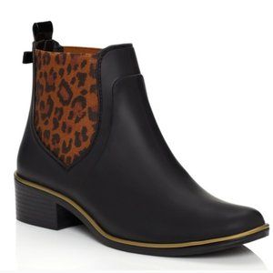 Kate Spade Sedgewick Leopard Rain Boots